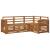 Seturi de canapele 4 pcs natural Lemn Solid de Acacia GartenMobel Dekor
