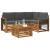 Seturi de mobilier 5 pcs Natural și Antracit Lemn compozit GartenMobel Dekor