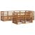 Seturi de canapele 7 pcs natural Lemn Solid de Acacia GartenMobel Dekor
