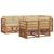 Seturi de canapele 7 pcs Natural și Bej Lemn Solid de Acacia GartenMobel Dekor