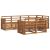 Seturi de canapele 7 pcs natural Lemn Solid de Acacia GartenMobel Dekor