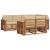 Seturi de canapele 7 pcs Natural și Bej Lemn Solid de Acacia GartenMobel Dekor