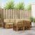 Seturi de canapele 7 pcs Natural și Bej Lemn Solid de Acacia GartenMobel Dekor