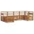 Seturi de canapele 6 pcs natural Lemn Solid de Acacia GartenMobel Dekor