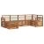 Seturi de canapele 6 pcs natural Lemn Solid de Acacia GartenMobel Dekor