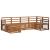 Seturi de canapele 6 pcs natural Lemn Solid de Acacia GartenMobel Dekor