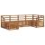 Seturi de canapele 6 pcs natural Lemn Solid de Acacia GartenMobel Dekor