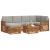 Seturi de canapele cu pernă 7 pcs Gri natural și deschis GartenMobel Dekor
