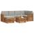 Seturi de canapele cu pernă 7 pcs Gri natural și deschis GartenMobel Dekor