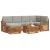 Seturi de canapele cu pernă 7 pcs Gri natural și deschis GartenMobel Dekor