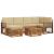 Seturi de canapele 7 pcs Natural și Bej Lemn Solid de Acacia GartenMobel Dekor