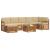 Seturi de canapele 8 pcs Natural și Bej Lemn Solid de Acacia GartenMobel Dekor