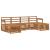 Seturi de canapele 6 pcs natural Lemn Solid de Acacia GartenMobel Dekor