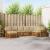 Seturi de canapele 8 pcs Natural și Bej Lemn Solid de Acacia GartenMobel Dekor