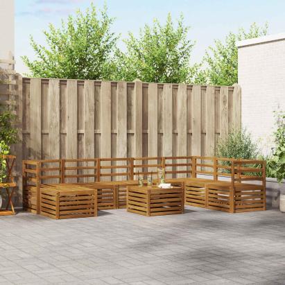 Seturi de canapele natural Lemn Solid de Acacia GartenMobel Dekor
