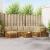 Seturi de canapele 9 pcs Natural și Bej Lemn Solid de Acacia GartenMobel Dekor