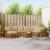 Seturi de canapele 9 pcs Natural și Bej Lemn Solid de Acacia GartenMobel Dekor