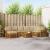 Seturi de canapele 9 pcs Natural și Bej Lemn Solid de Acacia GartenMobel Dekor