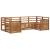 Seturi de canapele 6 pcs natural Lemn Solid de Acacia GartenMobel Dekor
