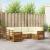 Seturi de canapele 6 pcs Natural și Crem Lemn Solid de Acacia GartenMobel Dekor