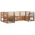 Seturi de canapele 6 pcs natural Lemn Solid de Acacia GartenMobel Dekor
