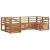 Seturi de canapele 6 pcs natural Lemn Solid de Acacia GartenMobel Dekor