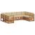 Seturi de canapele 9 pcs Natural și Bej Lemn Solid de Acacia GartenMobel Dekor