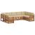 Seturi de canapele 9 pcs Natural și Bej Lemn Solid de Acacia GartenMobel Dekor