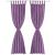 Draperii micro-satin cu bride, 2 buc, 140 x 245 cm, violet GartenMobel Dekor