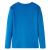 Tricou copii cu mâneci lungi, albastru petrol, 128 GartenMobel Dekor