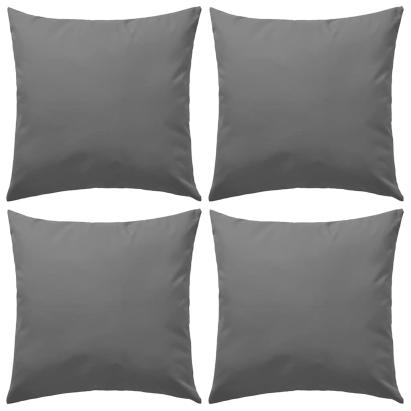 Perne de exterior, 4 buc., gri, 45 x 45 cm GartenMobel Dekor