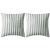 Perne de exterior, 2 buc, imprimeu dungi, 45 x 45 cm, gri GartenMobel Dekor