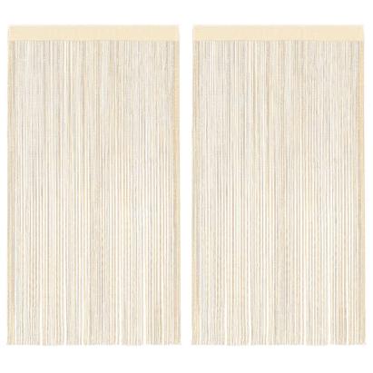 Draperii cu franjuri, 2 buc., 140 x 250 cm, crem GartenMobel Dekor