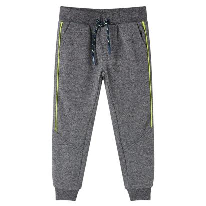 Pantaloni de trening pentru copii, gri melanj, 104 GartenMobel Dekor