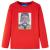 Tricou pentru copii cu mâneci lungi, roșu, 140 GartenMobel Dekor