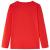 Tricou pentru copii cu mâneci lungi, roșu, 140 GartenMobel Dekor