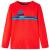 Tricou de copii cu mâneci lungi sălbatice roșu 104 GartenMobel Dekor