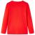 Tricou de copii cu mâneci lungi sălbatice roșu 116 GartenMobel Dekor
