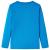 Tricou de copii cu mâneci lungi albastru cobalt 116 GartenMobel Dekor