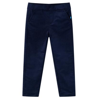 Pantaloni pentru copii, bleumarin închis, 128 GartenMobel Dekor