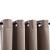 Draperii opace cu inele metalice, 2 buc, gri taupe, 140x175 cm GartenMobel Dekor