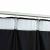 Draperii opace cu cârlige, 2 buc., negru, 140x245 cm, catifea GartenMobel Dekor