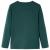 Tricou de copii cu mâneci lungi verde închis 128 GartenMobel Dekor