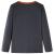 Tricou pentru copii cu mâneci lungi, antracit, 128 GartenMobel Dekor