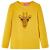 Tricou pentru copii cu mâneci lungi ocru închis 104 GartenMobel Dekor