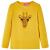 Tricou pentru copii cu mâneci lungi ocru închis 116 GartenMobel Dekor