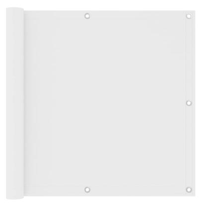 Paravan de balcon, alb, 90 x 400 cm, țesătură oxford GartenMobel Dekor