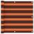 Paravan de balcon portocaliu și maro 90x300 cm țesătură oxford GartenMobel Dekor