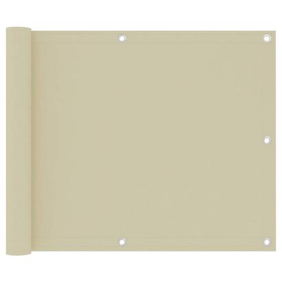 Paravan pentru balcon, crem, 75x500 cm, țesătură oxford GartenMobel Dekor