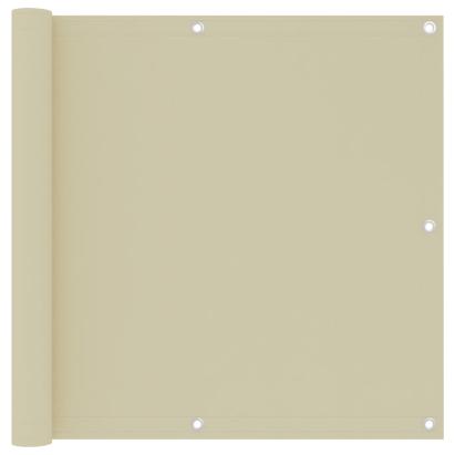 Paravan de balcon, crem, 90x500 cm, țesătură oxford GartenMobel Dekor